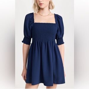 Hill House Navy Blue Smocked Dress